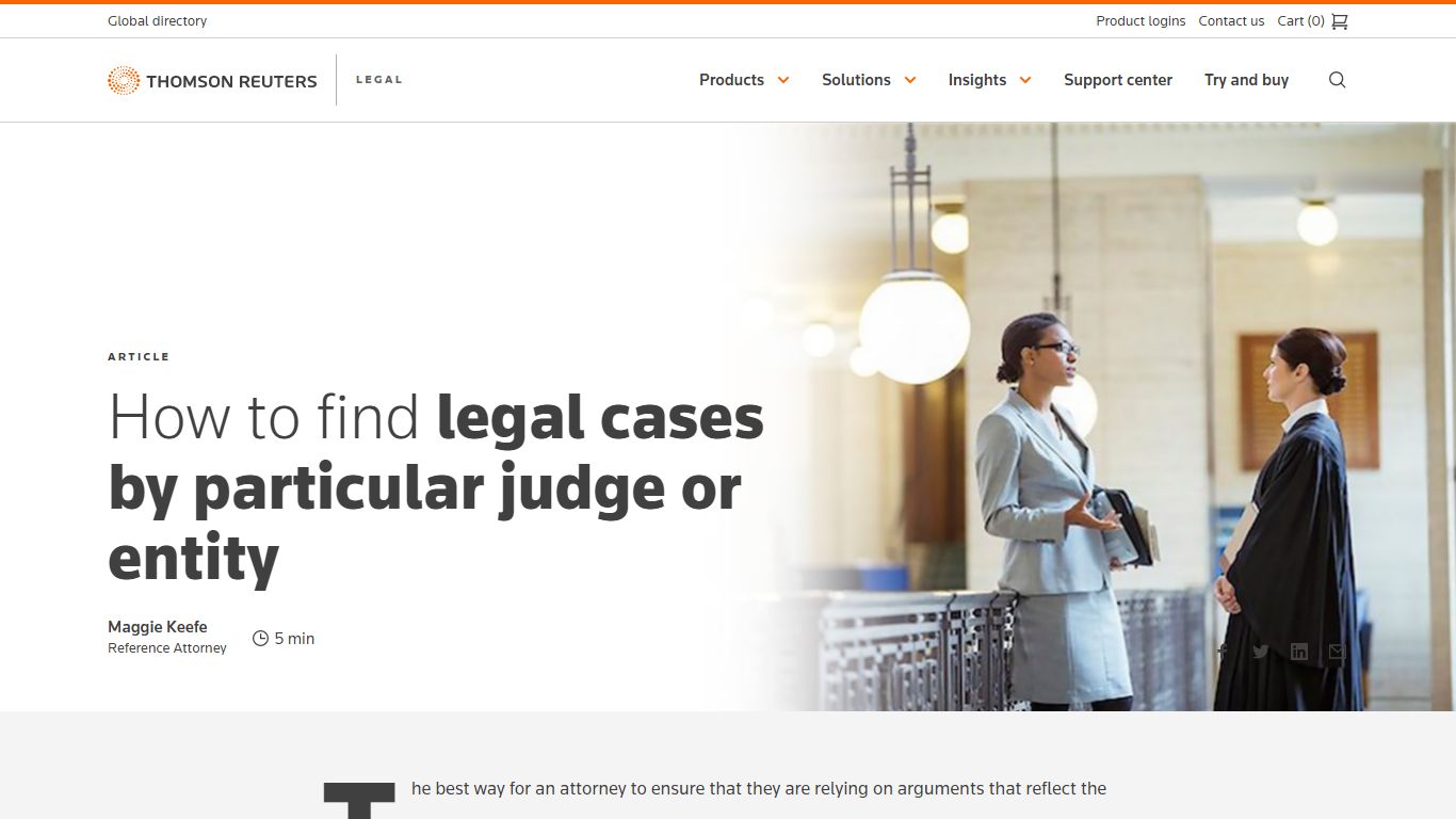 How to find legal cases by particular judge or entity